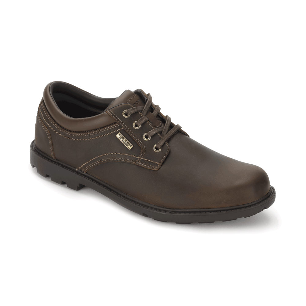 Rockport Oxfords For Mens Brown - Storm Surge Plain Toe - LY1640529